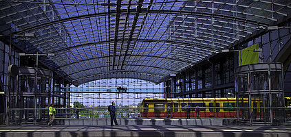 Berlins schönste Seiten: eine Baureihe 481 im Hauptbahnhof
