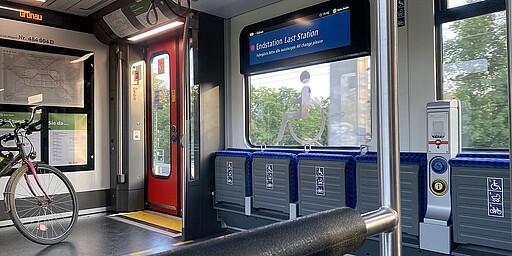 Neue S-Bahn Fahrradabteil