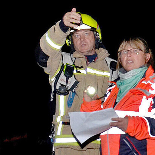 Die Notfallmanager sind die Ansprechpartner für die Einsatzkräfte der Feuerwehr und der Polizei.