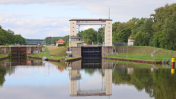 Station 5: Lehnitzschleuse Station 5: Lehnitzschleuse