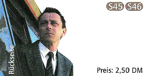 Ein Vierteljahrhundert ist sie alt Ersttageskarte zur Eröffnung der S-Bahn-Strecke Westend - Jungfernheide