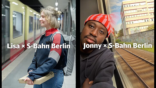 S-Bahn-Poesie Ehrlich, emotional und mitten aus dem Berliner S-Bahnleben. Poetry-Slammer:innen Lisa und Jonny berichten davon, wie viel kleine Gesten ausmachen können.