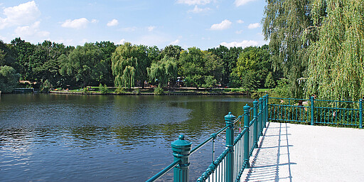 Station 5: Berliner Dreiländereck am Landwehrkanal