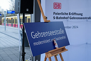 DB eröffnet S-Bahnhof Gehrenseestraße