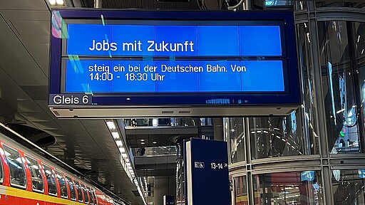 Event-Zug informierte Besucher:innen über berufliche Zukunft bei der Bahn