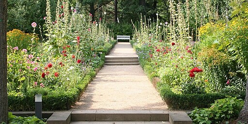 Staudengarten in der Liebermannvilla