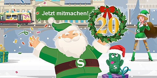 Mach mit bei unserem Weihnachtskalender und spiele für Gewinne zum Dahinschmelzen.
