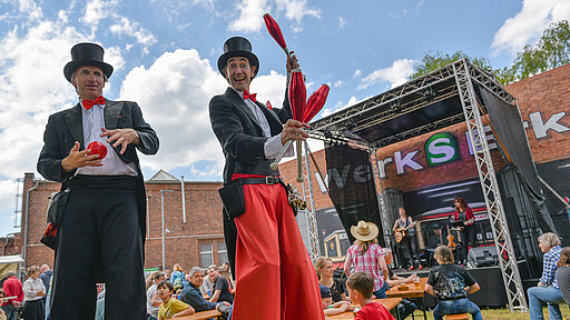 Walking Acts sorgen für Unterhaltung