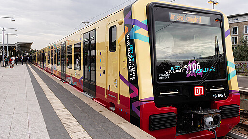 Die neue Baureihe komplett Der letzter Zug der neuen Baureihe 483/484 wurde am 18.09.2023 feierlich in Betrieb genommen.
