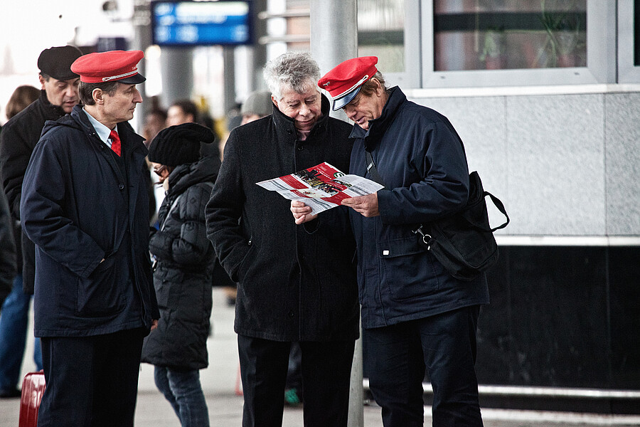 Fahrgastberatung durch KiN-S Personal