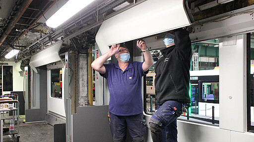 Langlebigkeit 481 Inneneinrichtung Einbau der Seitenvouten