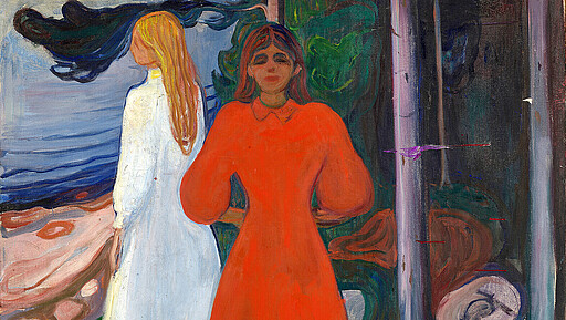 Rødt og hvitt Edvard Munch, Rot und Weiß, 1899–1900