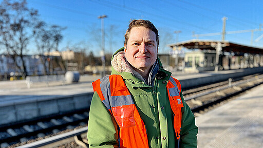 Robert Wehlisch begleitet das Bauprojekt von Beginn an.