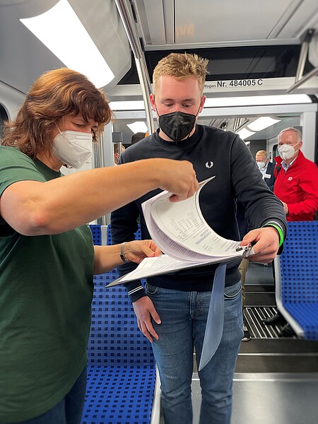 Vaccination documents Guidance was also given on how to fill in the information and medical history form.