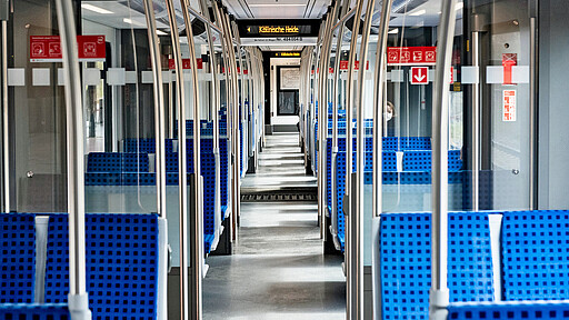 Die neuen Züge sind komplett durchgängig und gut zu überblicken.