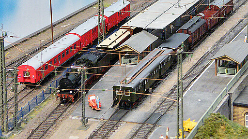 Die Welt des Schienenverkehrs in Miniatur.
