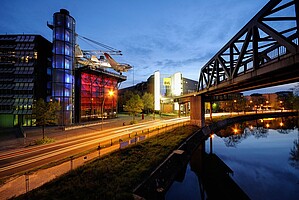 Tempelhofer Ufer mit Blick auf das Technik Museum