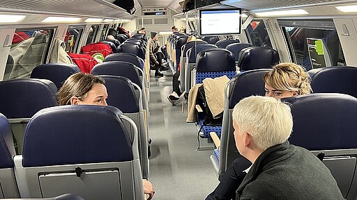 Event-Zug informierte Besucher:innen über berufliche Zukunft bei der Bahn