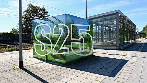 Raffinierte optische Täuschung An der Osdorfer Straße lohnt es sich jetzt, genau hinzuschauen.