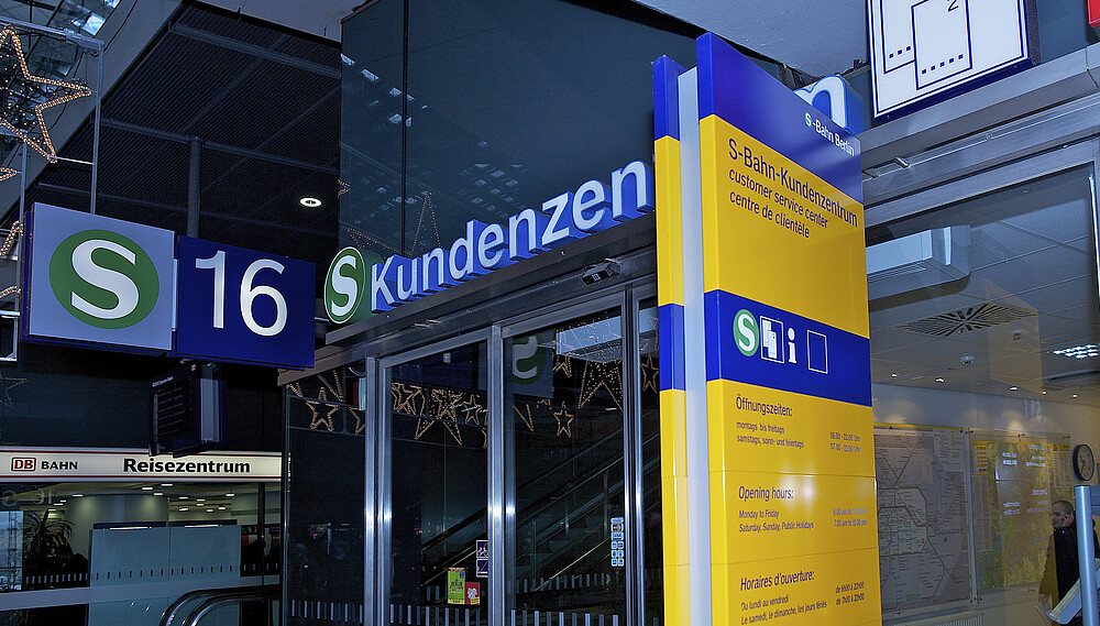Kundenzentrum Hauptbahnhof S-Bahn Kundenzentrum Hauptbahnhof