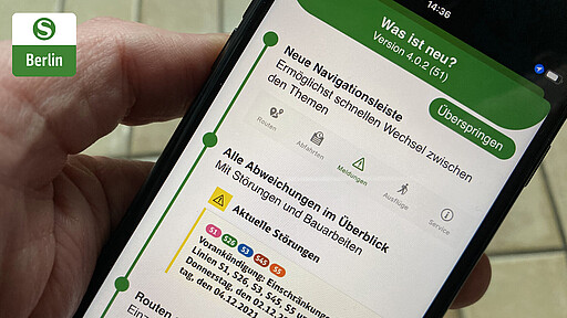 Garantiert aktuell: In regelmäßigen Abständen bringen wir neue Updates für unsere App heraus.