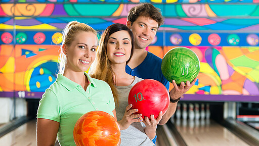 Bowling-Spieler Bowling-Spieler