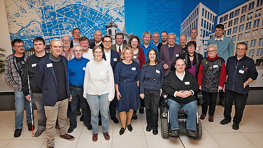 Gruppenfotot Kundenbeirat 2019 Mit 25 Mitgliedern ist das Gremium komplett.