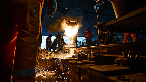 Modernisierung für besseren Bahnverkehr: Bauarbeiten an einer wichtigen Strecke der Region