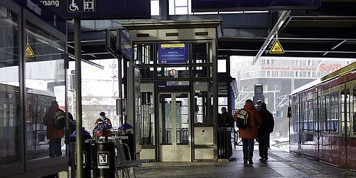 Aufzug am Bahnhof Jannowitzbrücke