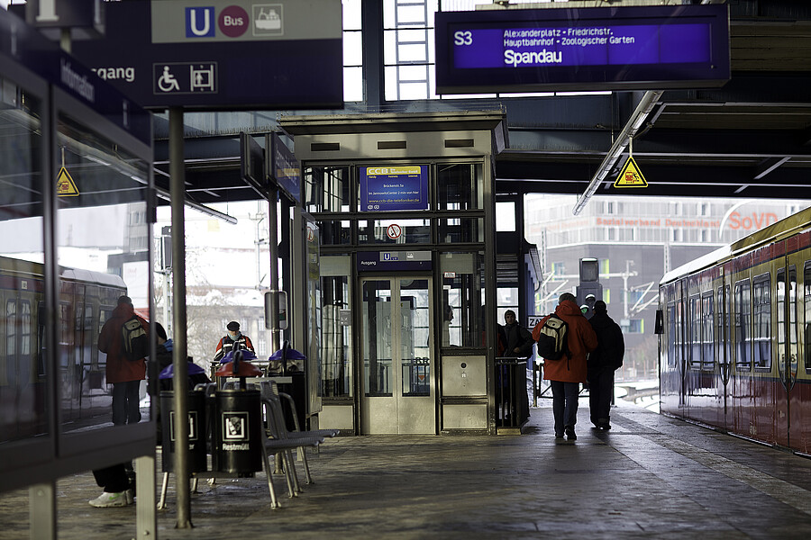 Aufzug am Bahnhof Jannowitzbrücke