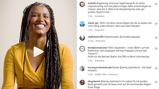 S-Bahn-Geflüster Neues Instagram-Format