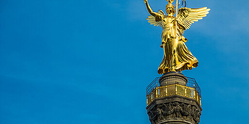 Berliner Siegessule mit Siegesgttin Victoria