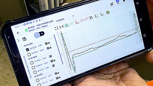Smarte Instandhaltung Sensoren können Störungen per App erkennen, bevor sie entstehen.