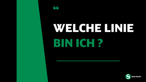 Liniennummern-Quiz: Welche Linie bin ich? Zum 30-jährigen Jubiläum der Berliner Liniennummern haben wir ein #Quiz mit S-Bahnlinien vorbereitet, das wir den ganzen Tag über spielen werden. In Kürze geht's los! Viel Spaß beim Mitmachen und Erraten!