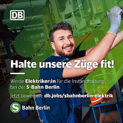 Karriere unter Spannung – Der Elektrik-Abend bei der S-Bahn Berlin Unser Recruiting-Event für den direkten Einstieg am 15.10.2026