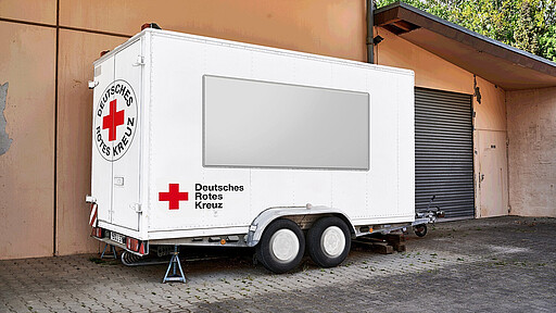 Modell des Versorgungsanhängers