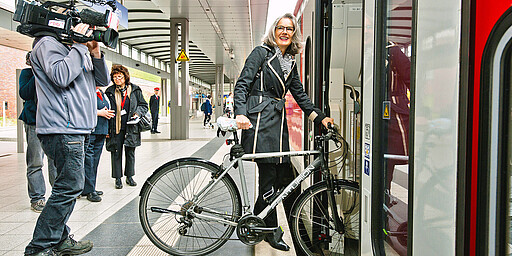 Das VBB-Pilotprojekt „Rad im Regio“ startet Mit dem Fahrrad die Bahn zu nutzen, kann ganz einfach sein.