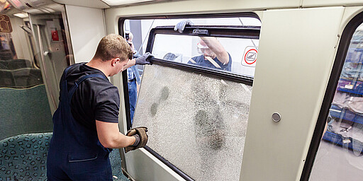 Window replacement after vandalism