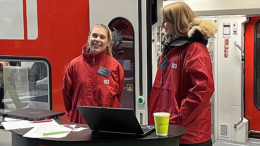Event-Zug informierte Besucher:innen über berufliche Zukunft bei der Bahn