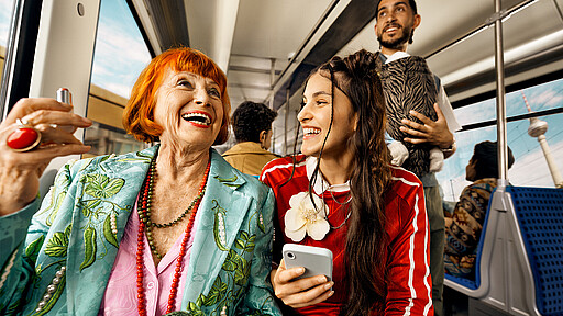 Für mehr Freundlichkeit untereinander und in der S-Bahn: Das Miteinander zählt!