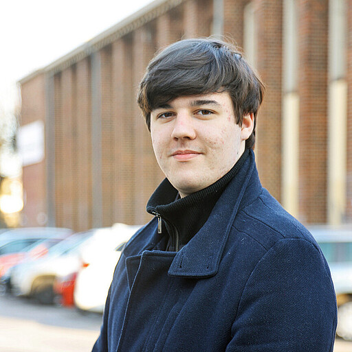 Bereit für die Ausbildung Einer der Auszubildende 2022 bei der S-Bahn Berlin Justin Gerasch