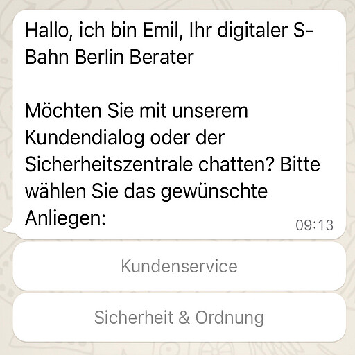 Schnell, direkt und unkompliziert. Wer nicht gerne telefoniert und sich den Aufwand einer E-Mail sparen möchte, schickt einfach eine WhatsApp an Emil.