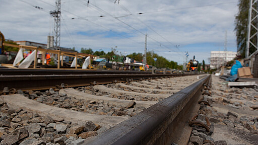 Bauarbeiten Ostring Neues Gleis Richtung Prenzlauer Allee