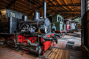 Mehr als 40 originale Schienenfahrzeuge erzählen im Deutschen Technikmuseum die Geschichte der Eisenbahn.