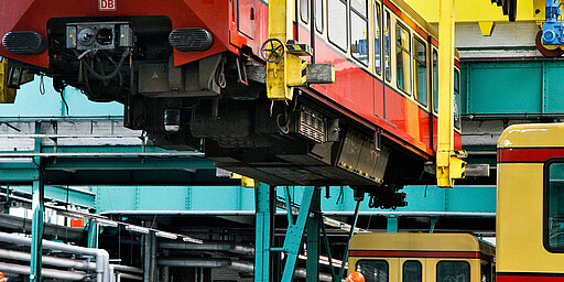 Zug am Krahn in der Werkstatt Schöneweide