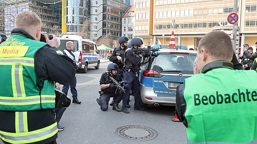 Bei der Übung sind auch Beobachter im Einsatz, um die Übung im Nachgang auszuwerten