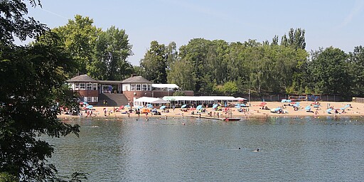Der Plötzensee ist schnell vom Prenzlauer Berg und Wedding zu erreichen.
