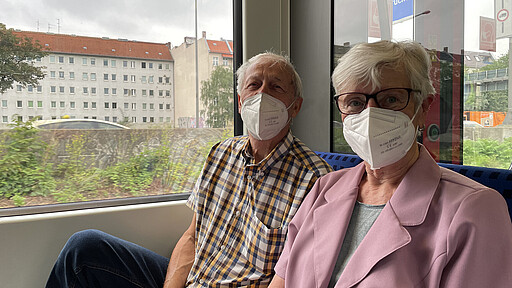 150 Jahre Ring - Fahrgäste Klaus und Uta Jannikay