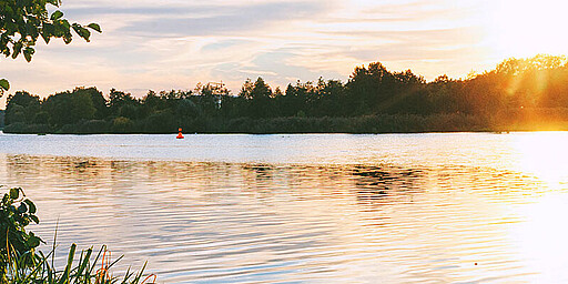 Sonnenuntergang am See