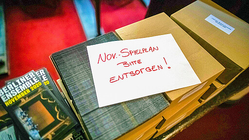 Backstage im Lockdown Ein Blick hinter die Kulissen des Berliner Ensembles